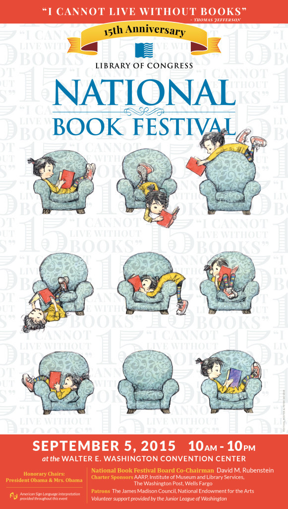 2015 National book festival poster